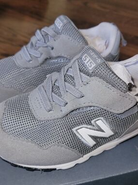 New Balance Kids' Grey 515 Sneakers